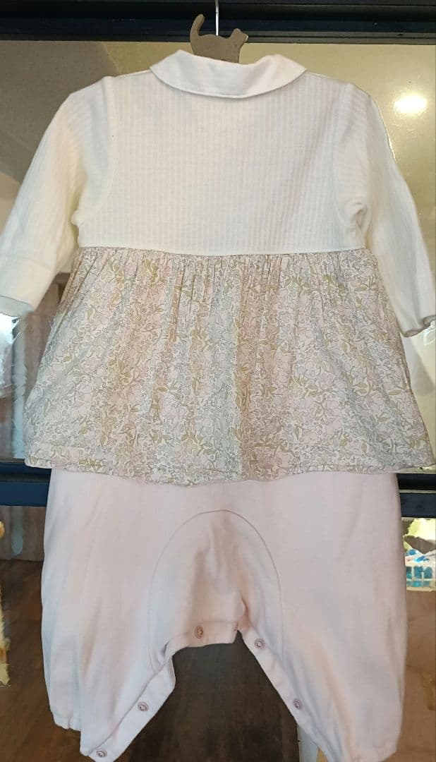 美品！70 ファミリア ロンパース カバーオール フォーマル リバティ 結婚式