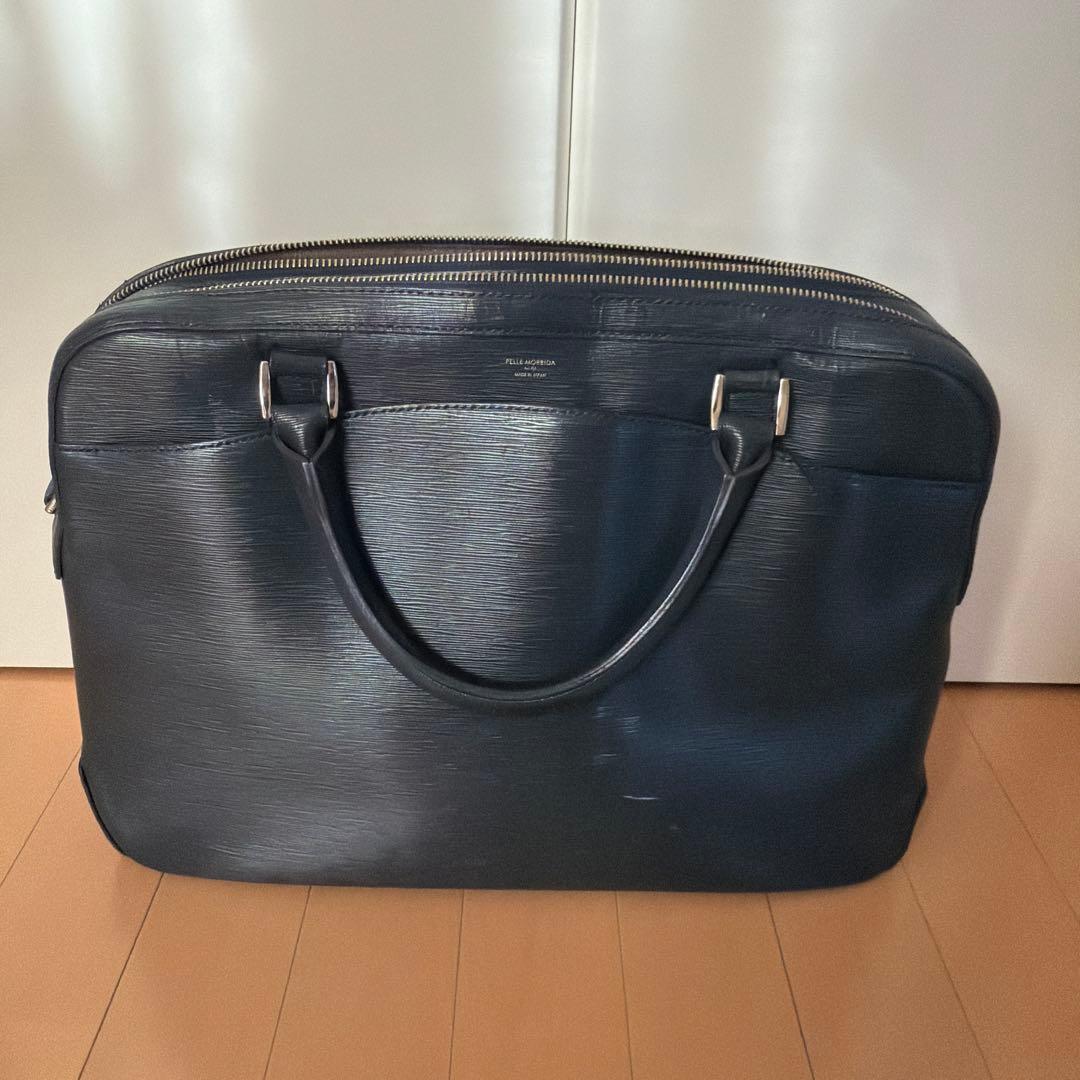 【you】PELLE MORBIDA ビジネスバッグ ブラック