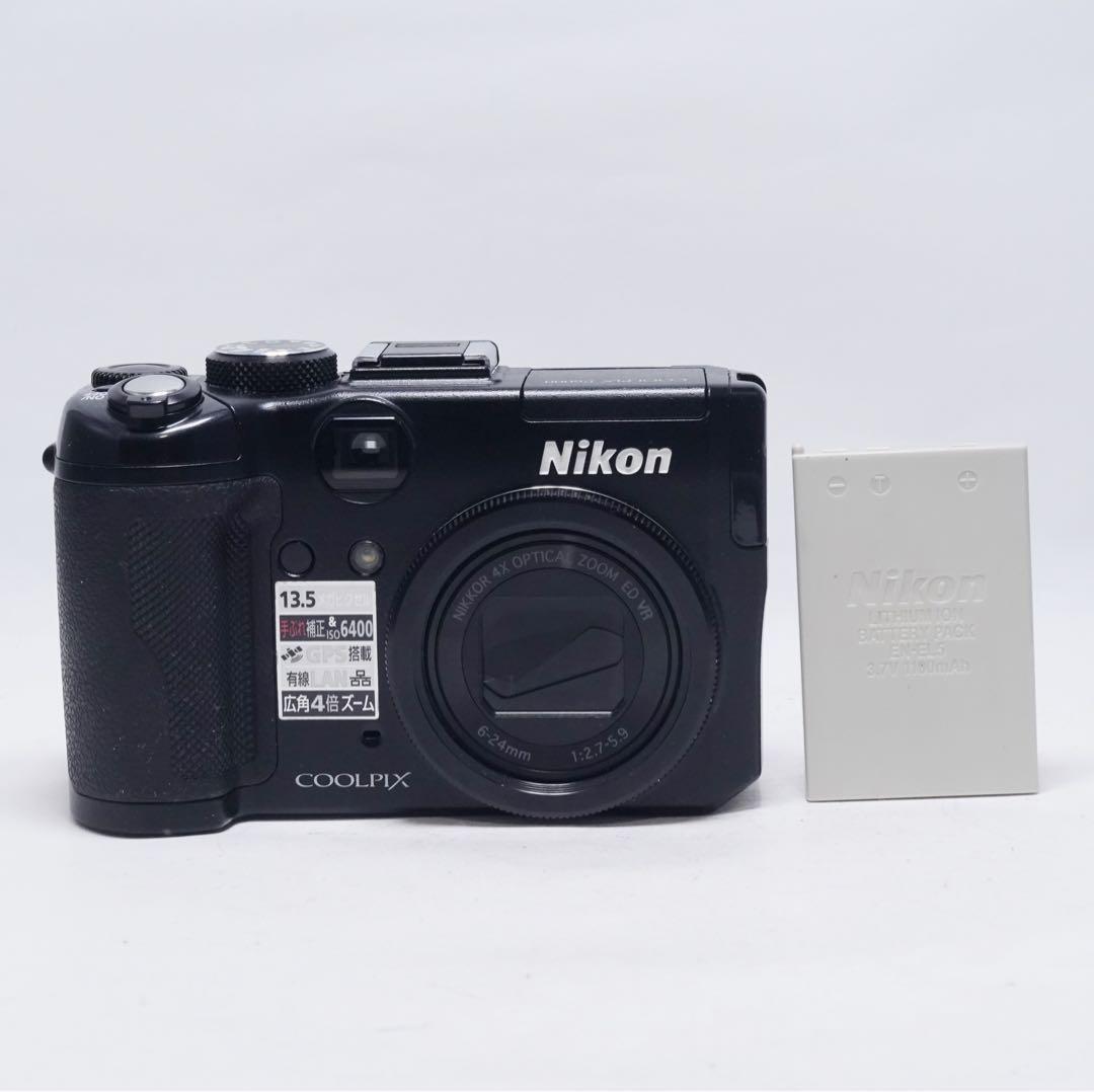 動作確認済 美品 Nikon Coolpix P6000 コンデジ