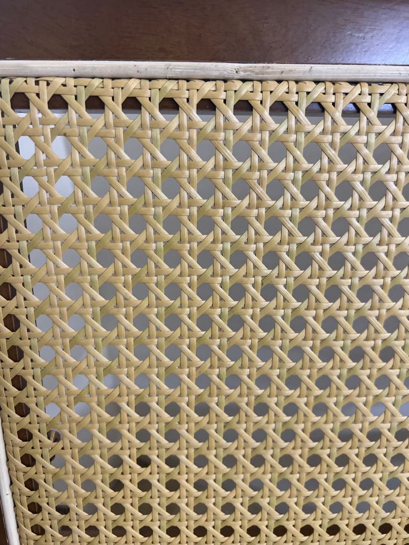 値下げ！ラタンチェア　籐編み　リプロダクトナチュラルウッド 高級