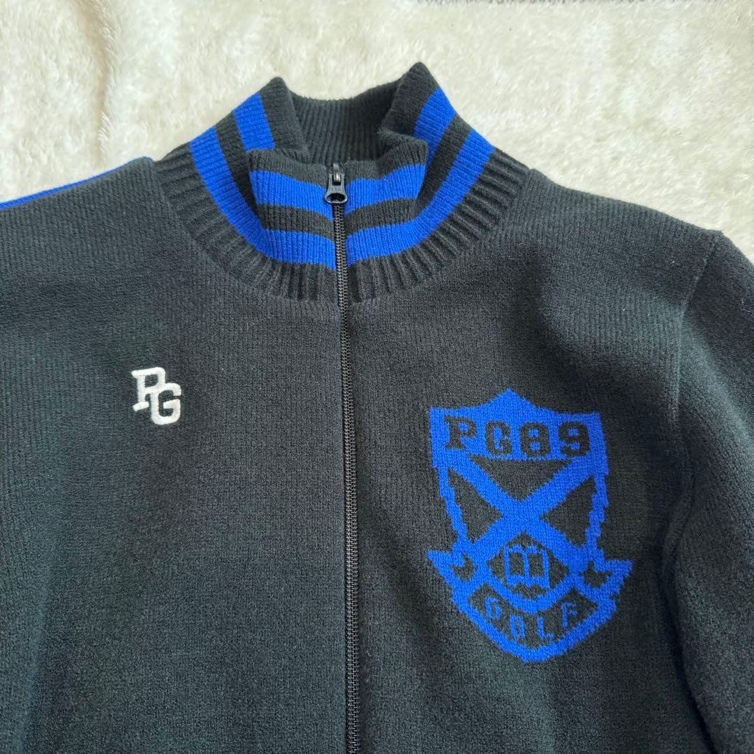 メリオダス　　【パーリーゲイツ】　美品ジジャケット　ブルー　サイズ4 蓄熱