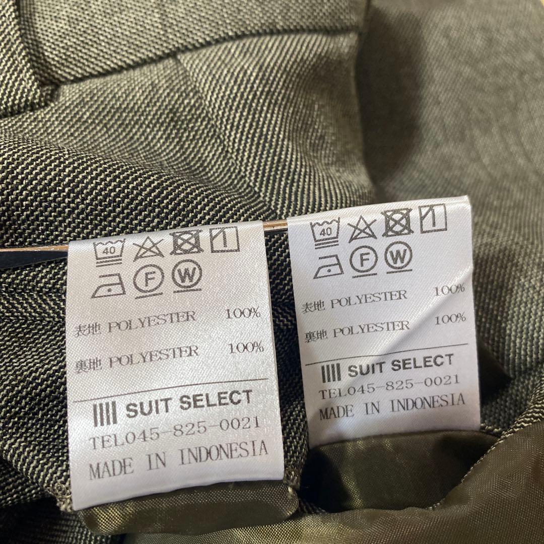 スーツセレクト パンツスーツ L W68 ストレッチ 営業職 Vカラー DMW