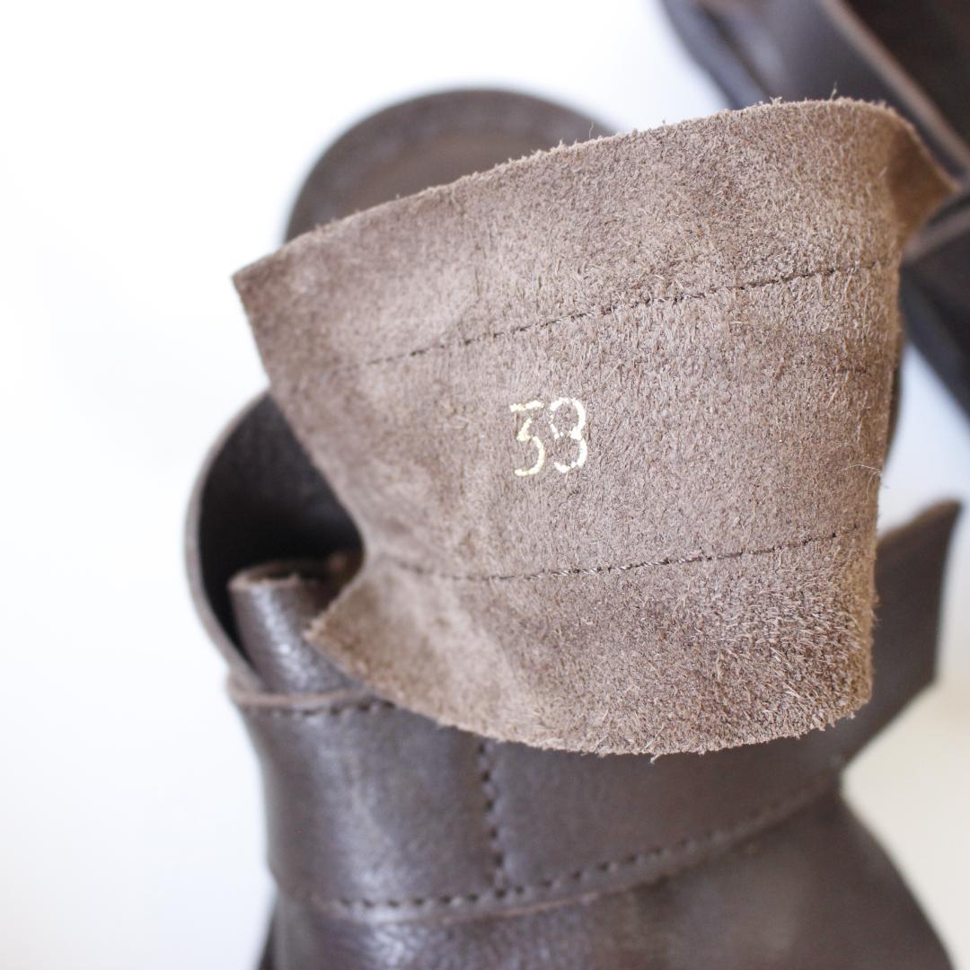 【美品】Trippen CLEARCUT レザーサンダル 38 ブラウン