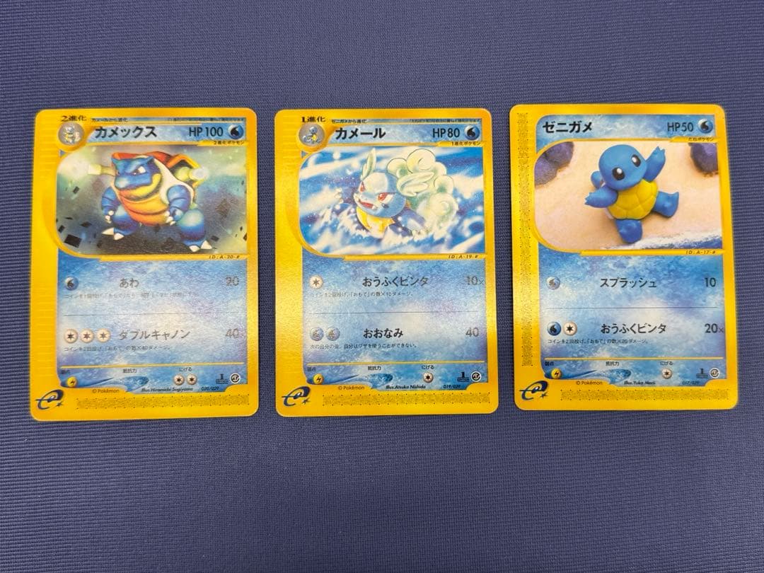 ゼニガメ カメール カメックス eカード