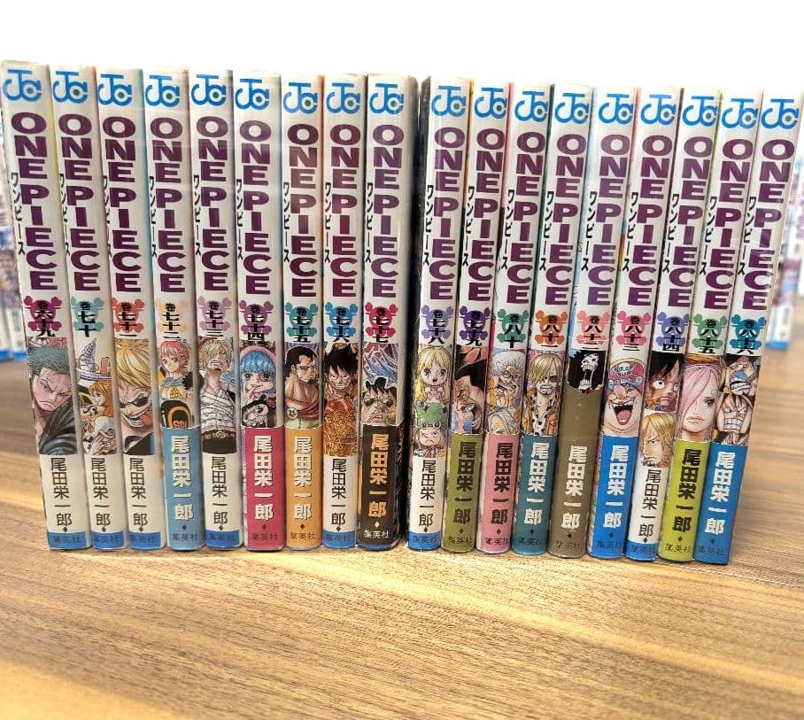 ONE PIECE 全109巻 全巻セット 初版多数 帯あり