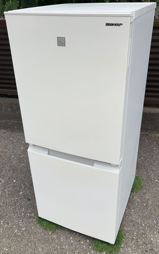 シャープ冷凍冷蔵庫152L付け替えどっちもドアLED照明自動霜取り機能付20年製