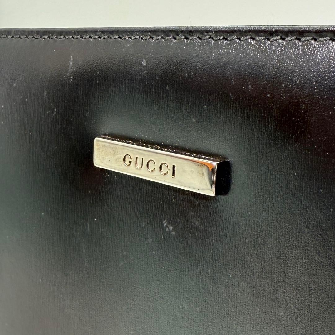 GUCCI グッチ トートバッグ 2way スケルトン ビニール レザー