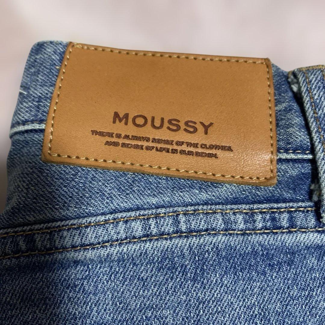 MOUSSYデニムフレアMVS サイズ23