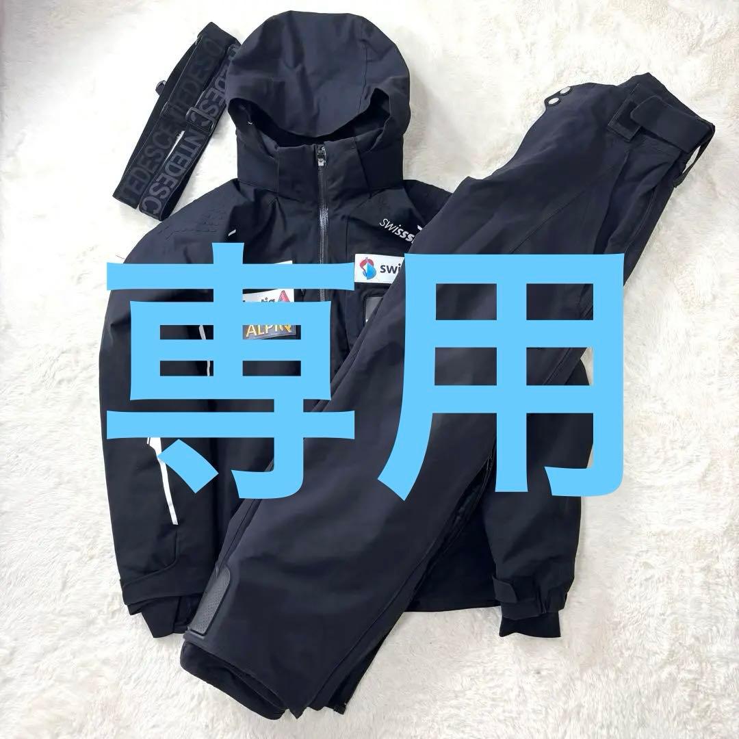 入手困難 デサント スイスチーム レプリカ スノーボードウェア アルパイン L