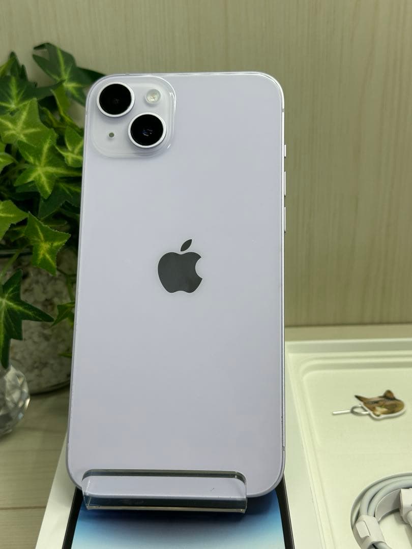 ✅美品✨Apple iPhone 14 Plus パープル✨100％