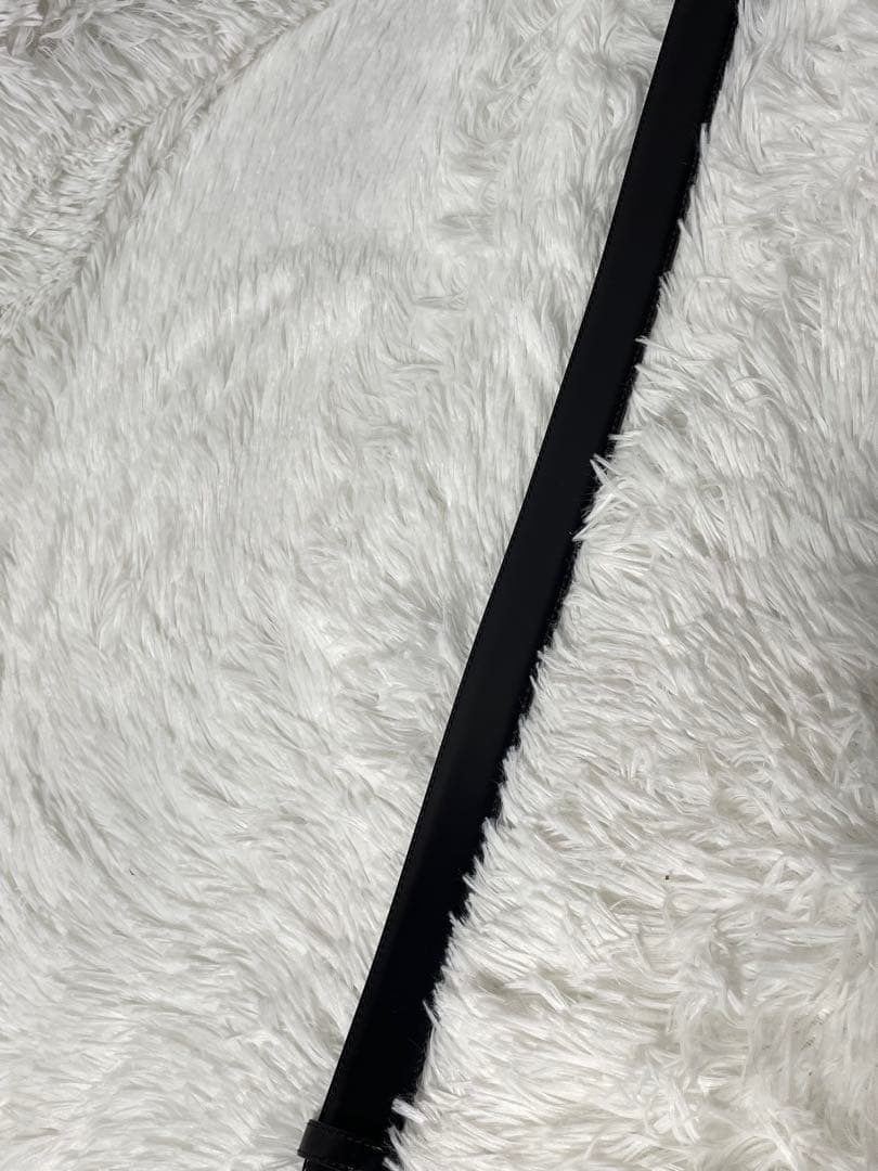 プラダ レザーベルト ダークブラウン 本革 PRADA 105 刻印あり