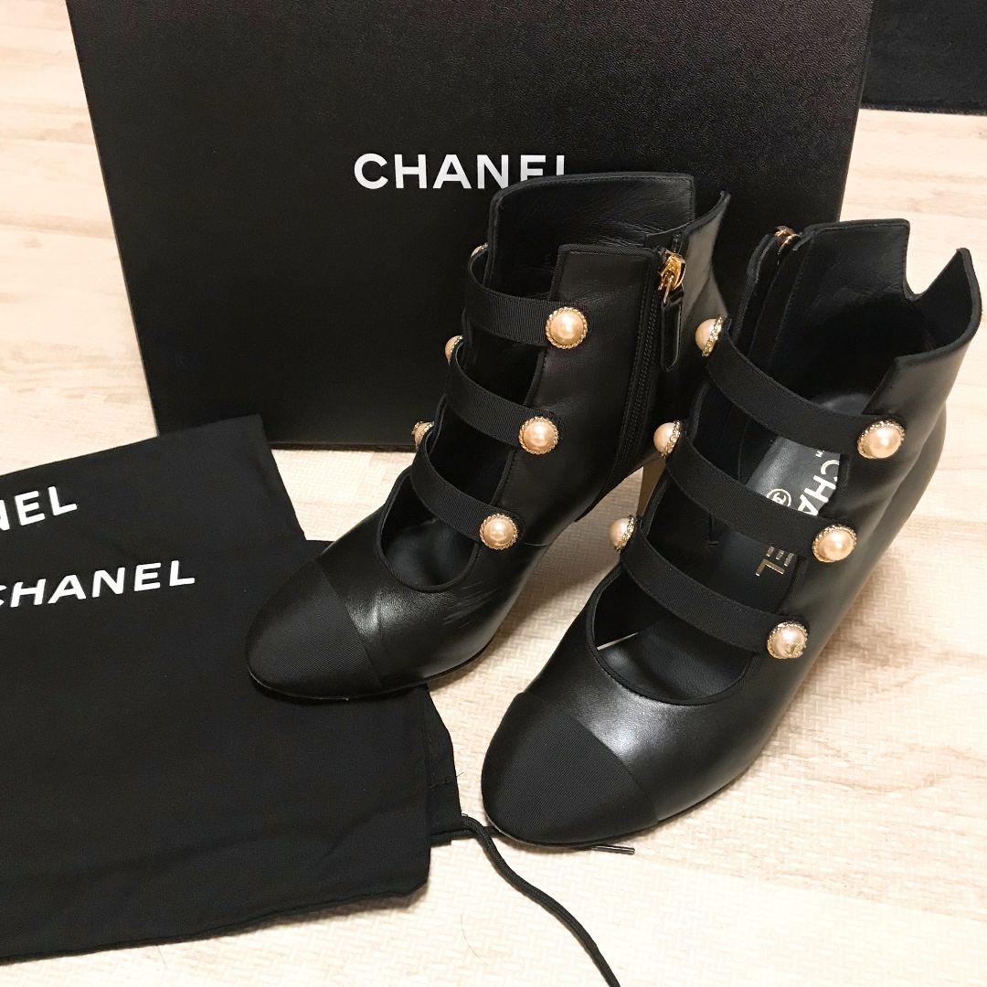 CHANEL☆シャネル☆春ブーツ☆パンプス☆ショートブーツ☆37☆24cm