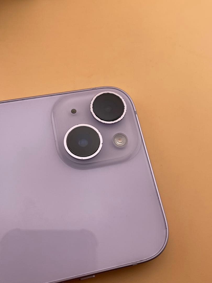 iPhone 14 128GB SIMフリー パープル　バッテリー新品100％