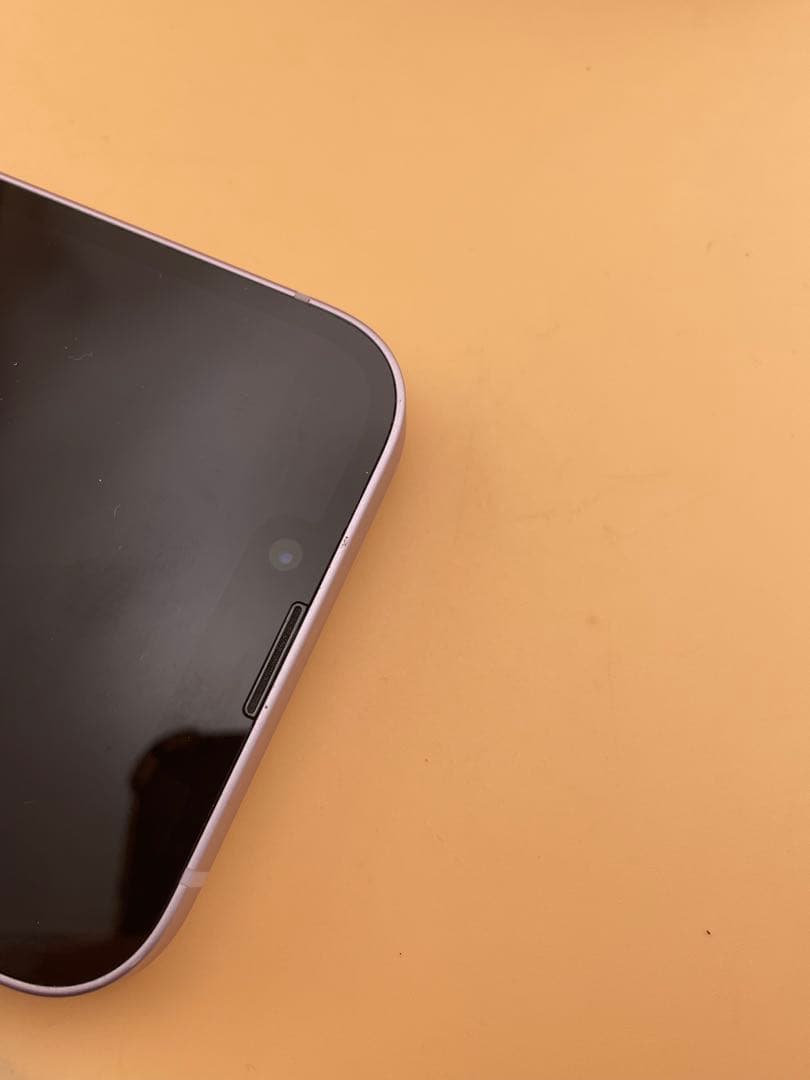 iPhone 14 128GB SIMフリー パープル　バッテリー新品100％