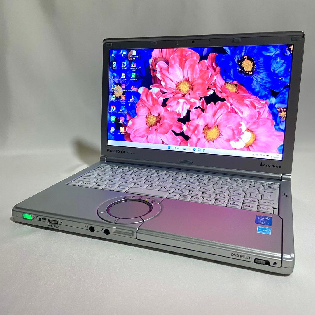 初心者OK Windows11 レッツノートパソコン DVD カメラ付き