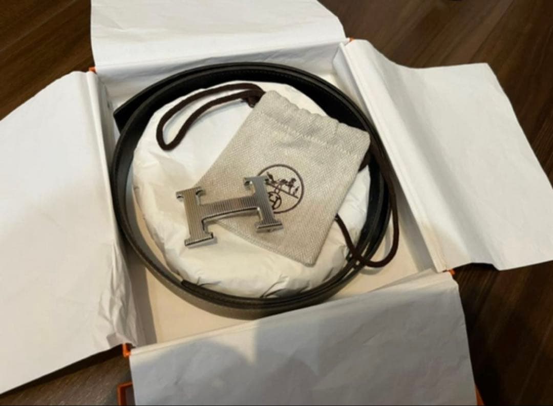 エルメス コンスタンス　Hベルト 32mm 85 希少カラー