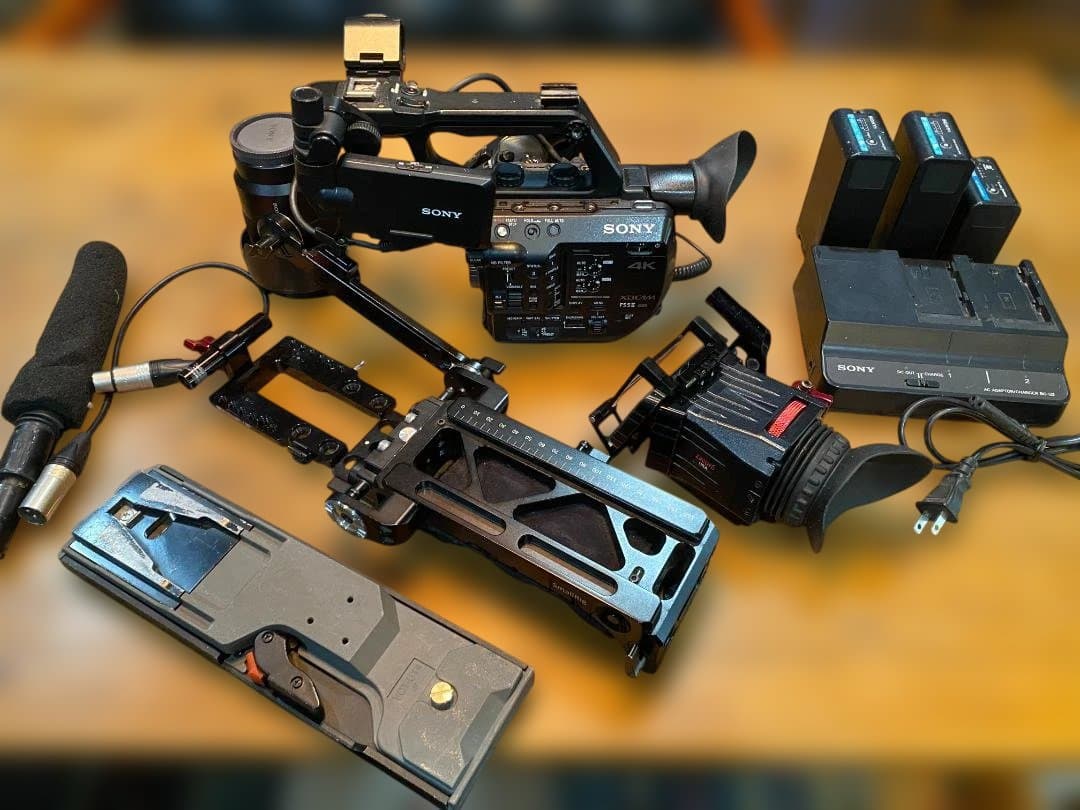 SONY PXW-FS5Ⅱ ショルダーリグセット、ドキュメンタリー撮影用