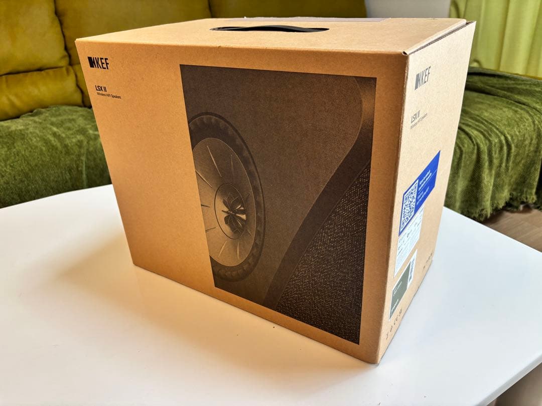 KEF LSX Ⅱ ワイヤレスHiFiブックシェルフスピーカー カーボンブラック