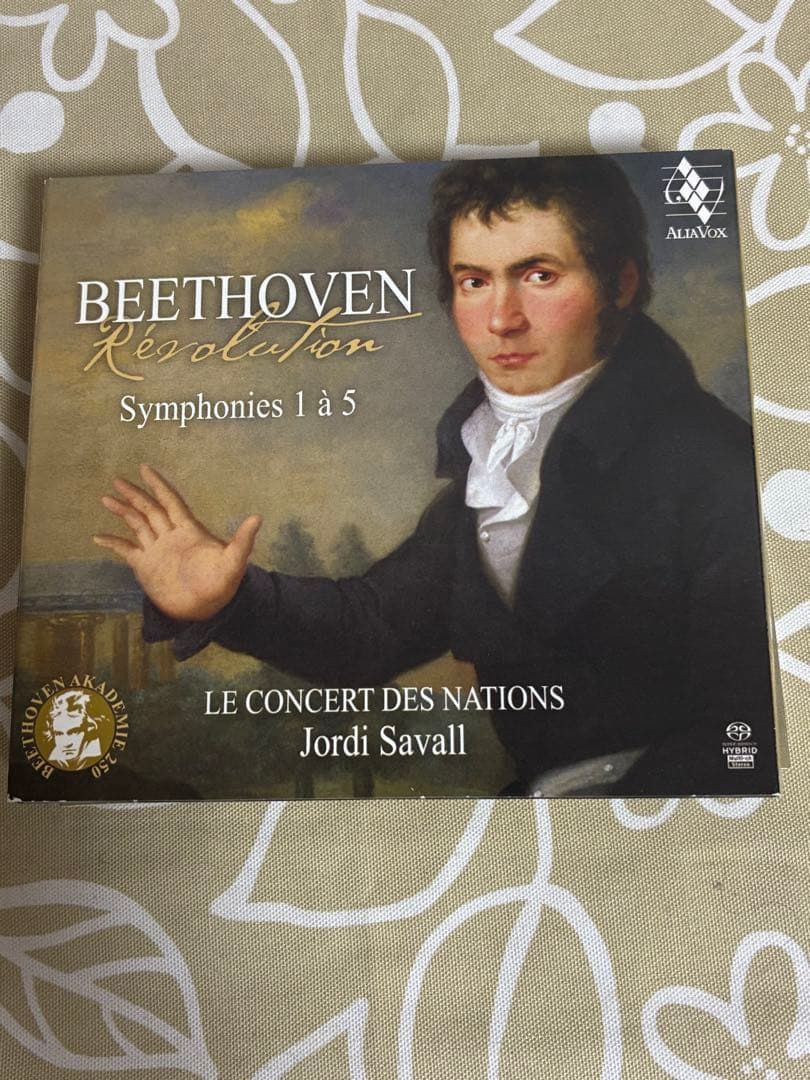 ベートーヴェン: 交響曲全集6枚セットサヴァール SACD ハイブリッド
