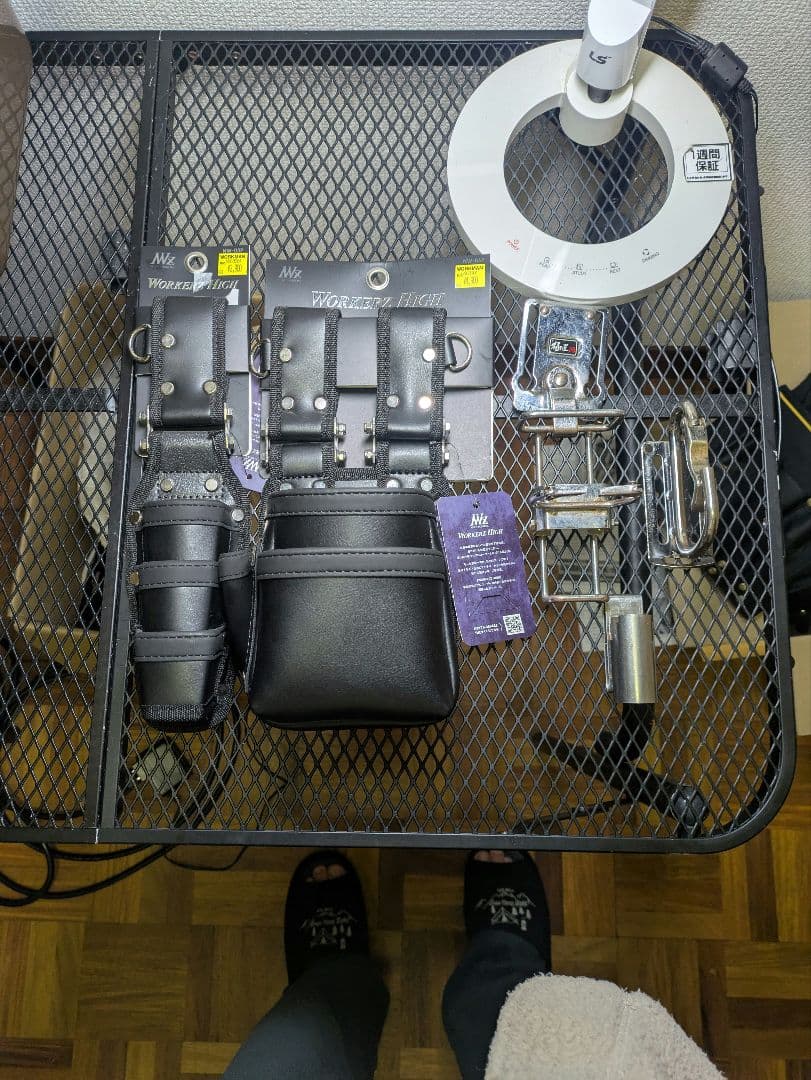 【新品未使用】ネクストワーカーズ　腰袋　ツールホルダーセット　足場　鳶