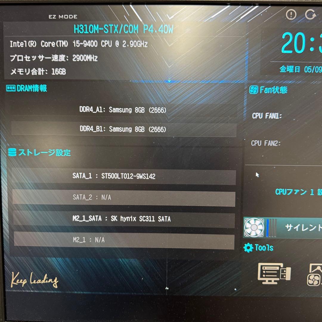 ASRock DeskMini 310ベアボーン+Win11 Wifi