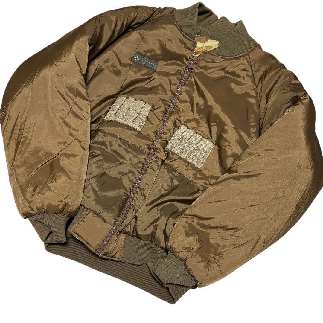 COLUMBIA ハンターカモ 中綿 リバーシブルジャケット リバーシブル L