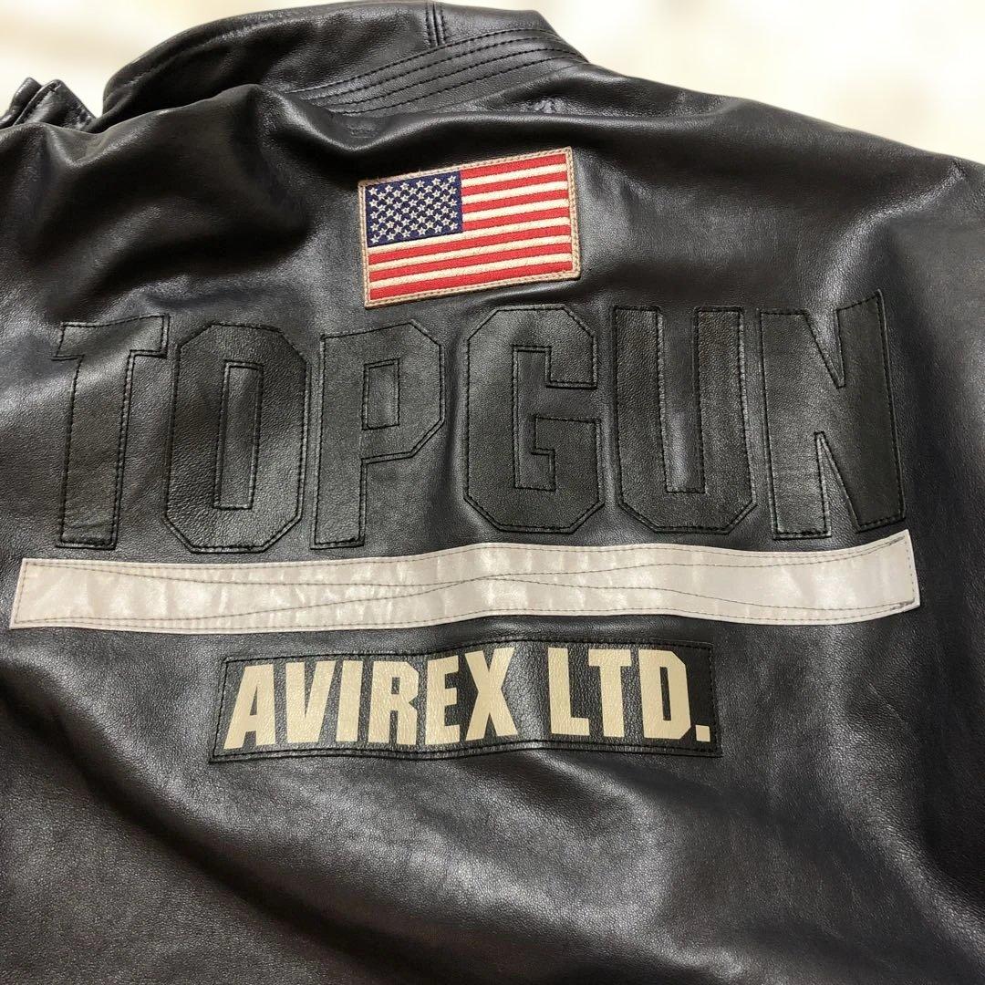 【入手困難】 AVIREX CWU LEATHER レザー　トップガン