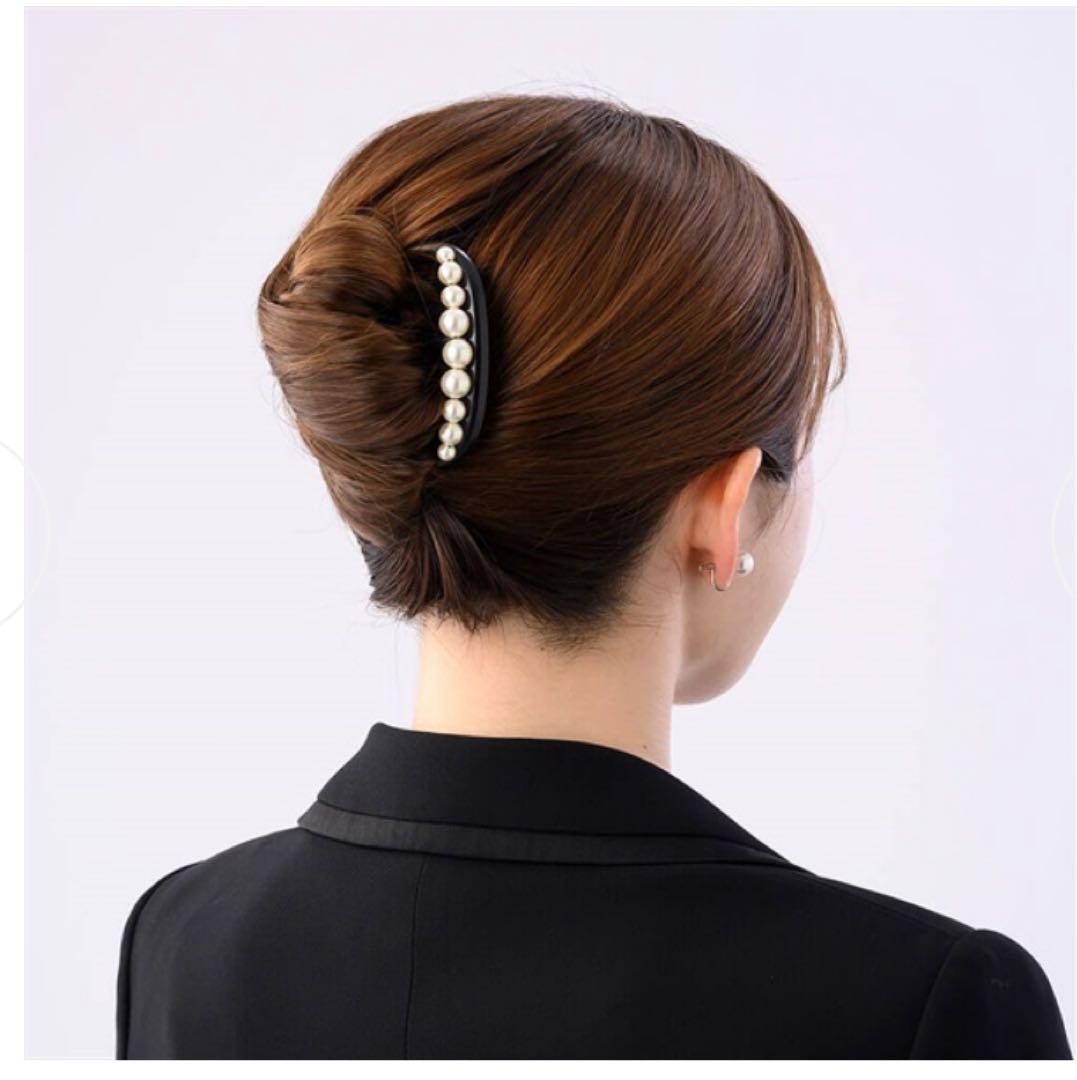 ◇美品◇COMPLEX BIZ ブラウン コーム クリスタル付き