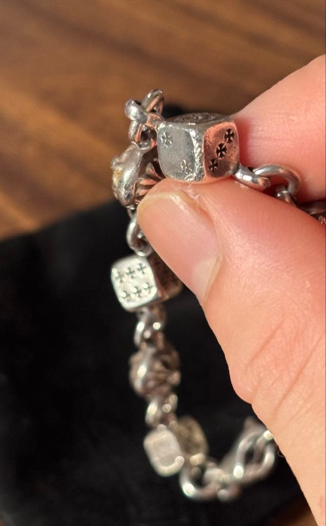 クロムハーツ ダイス クロスボール ブレスレット