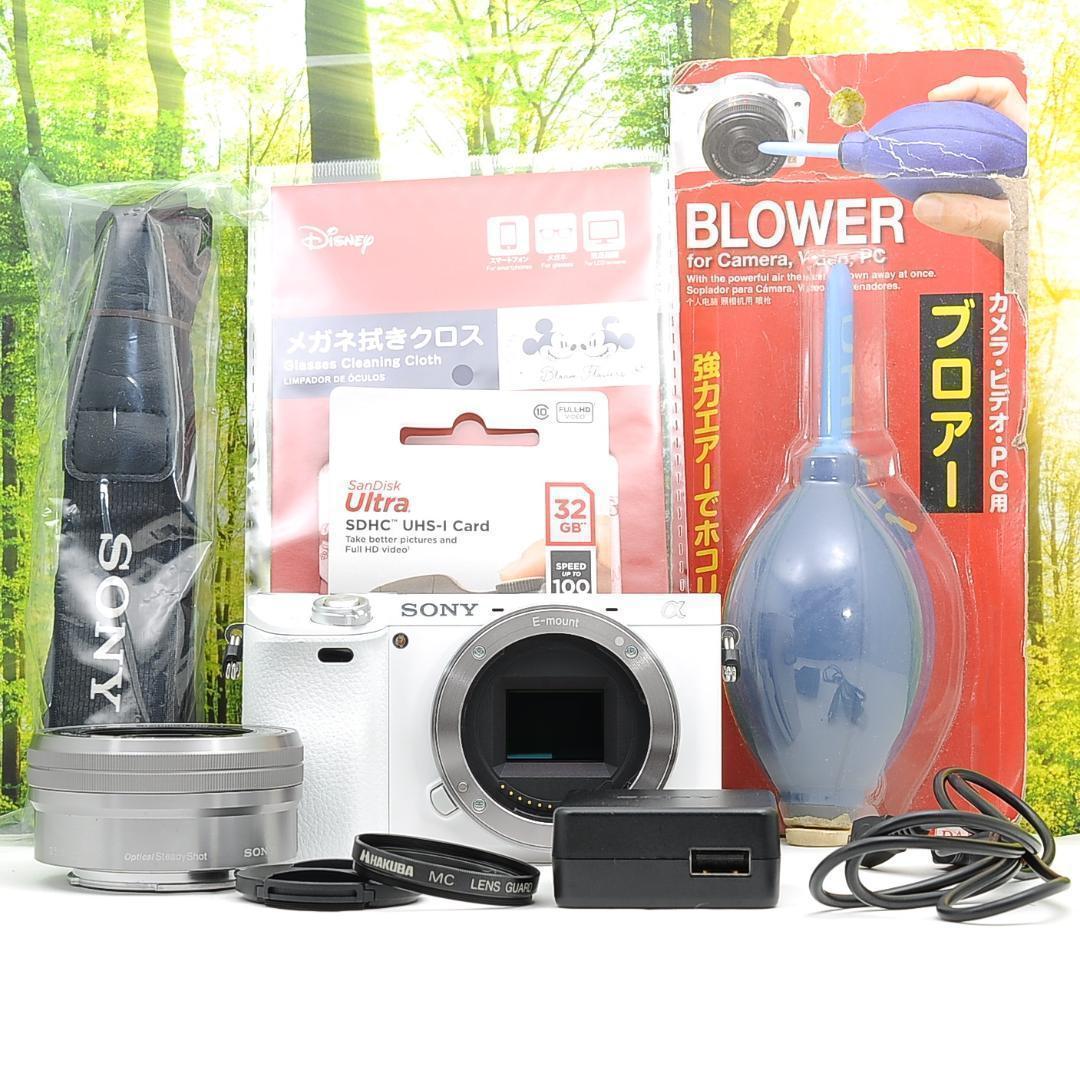 WiFi搭載機種☆スマホ転送OK☆SONY α6000★ミラーレス一眼レフ