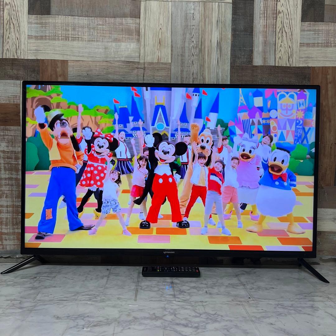 即日受渡❣️全国送料込4年前購入マクスゼン43型液晶TVゲームモード搭載。