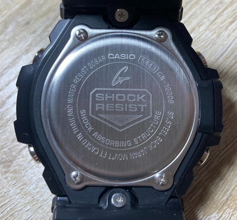 美品！カシオ ジーショック GN-1000B-1AJF 方位 温度計測
