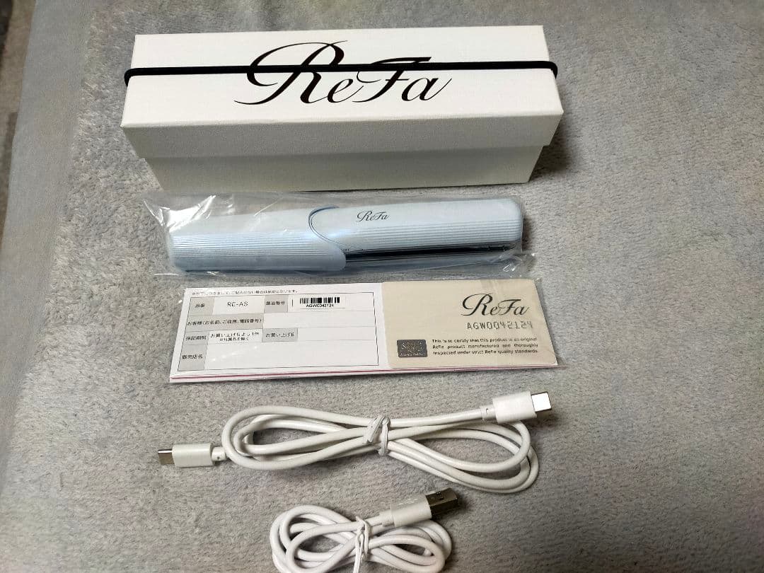 ReFa ストレートヘアアイロン ライトブルー