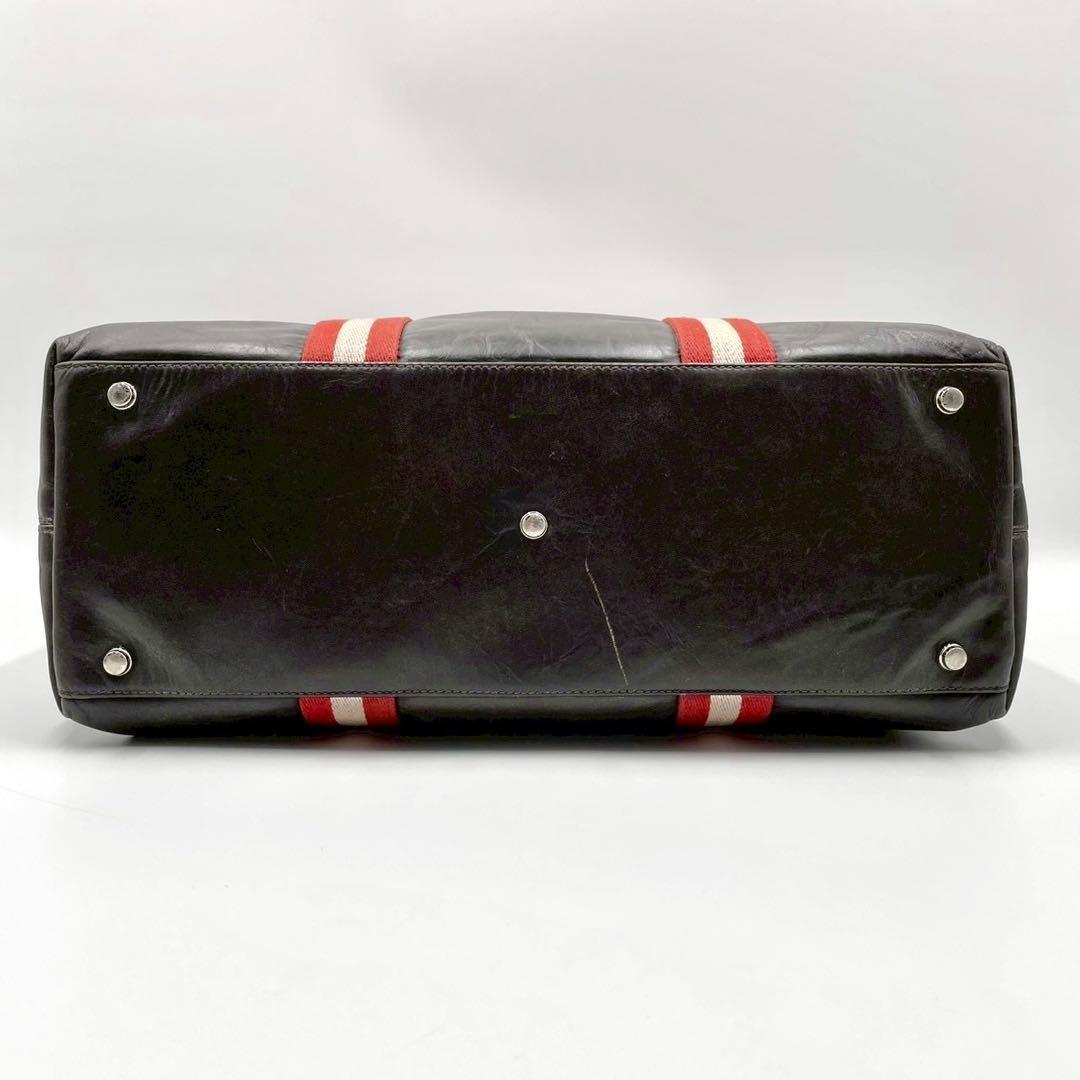 BALLY バリー トレインスポッティング 2way トートバッグ ブラウン 茶