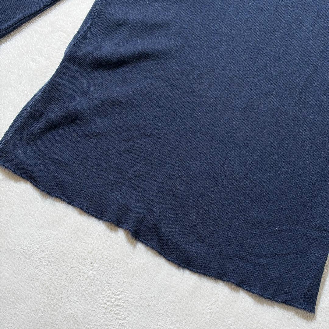 ドゥーズィエムクラス　jersey タートルネック　ニット　セーター　ウール　紺