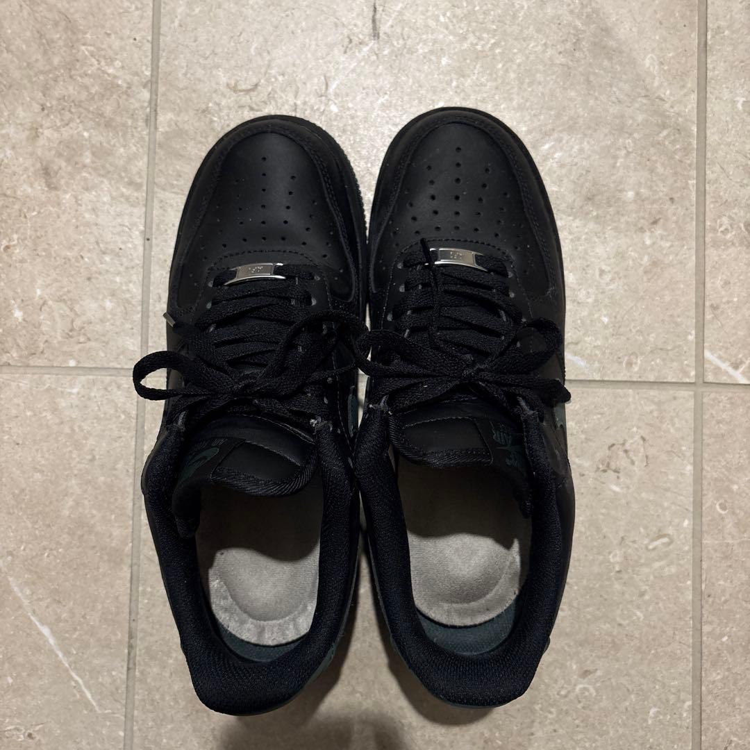 美品★ NIKE AIR FORCE 1 ブラック　モス