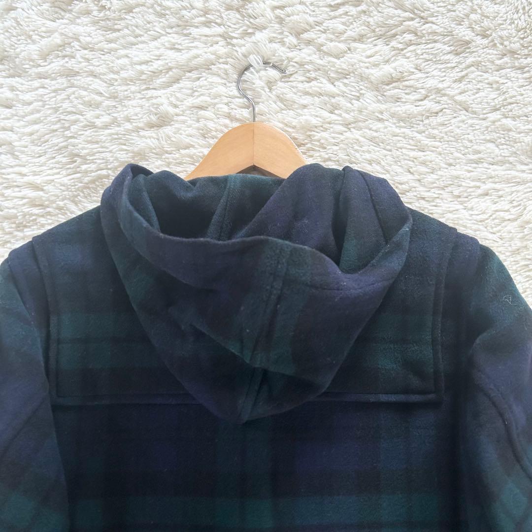 ラルフローレン ダッフルコート ブラックウォッチ ネイビー系 160