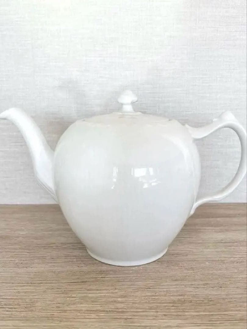 ロイヤルコペンハーゲン　ホワイト ハーフレース ポット L 大 1L