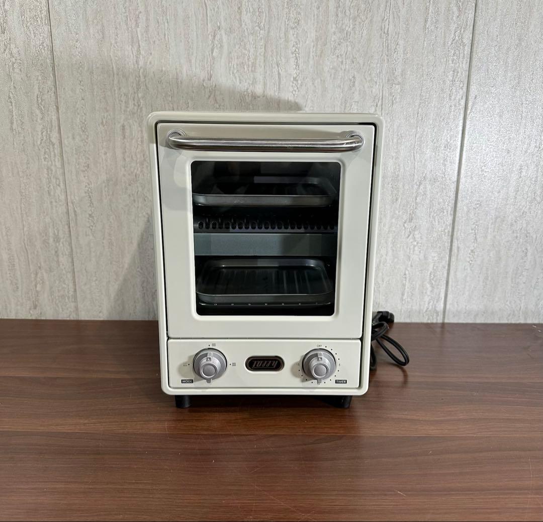 美品　Toffy トフィー　オーブントースター　K-TS4アッシュホワイト