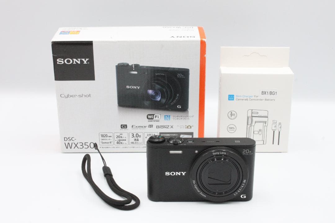【美品】ソニー SONY Cyber-shot DSC-WX350 ブラック