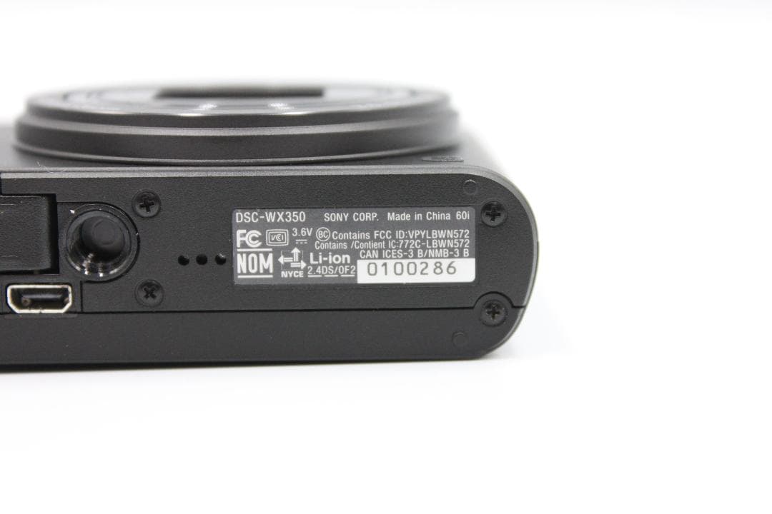 【美品】ソニー SONY Cyber-shot DSC-WX350 ブラック