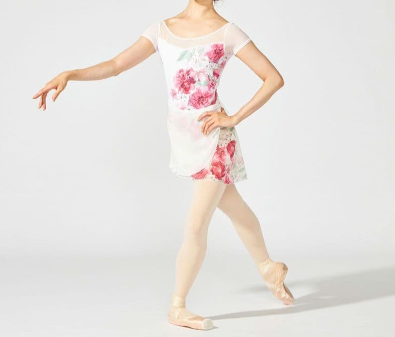 お値下げ　チャコット　永久メイ　レオタード　キャップスリーブ　Lサイズ