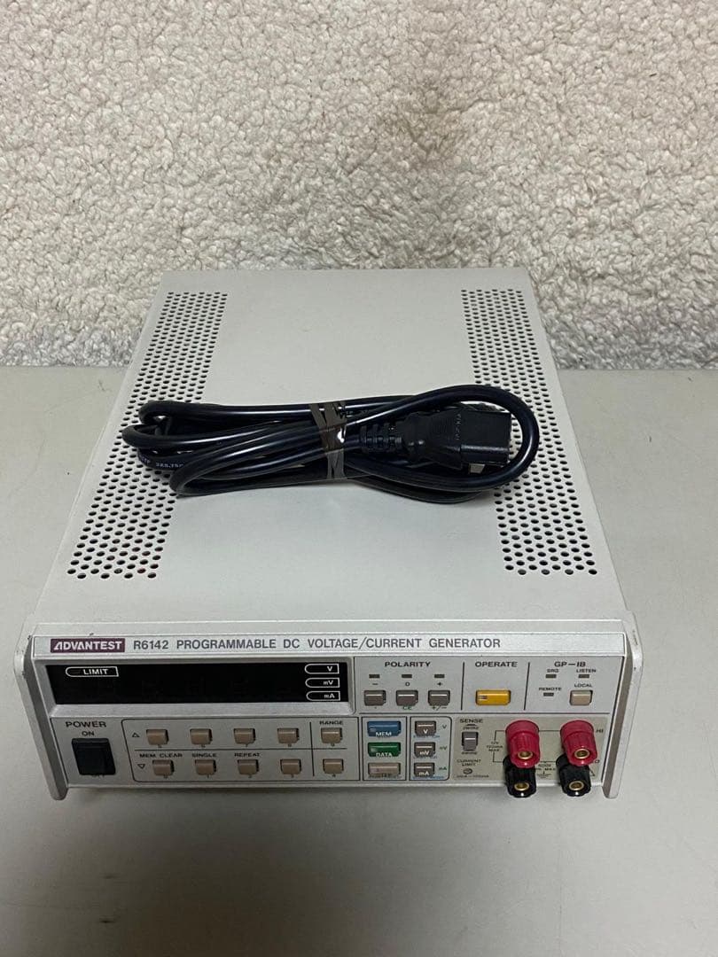 ADVANTEST アドバンテスト R6142 電源電流発生器