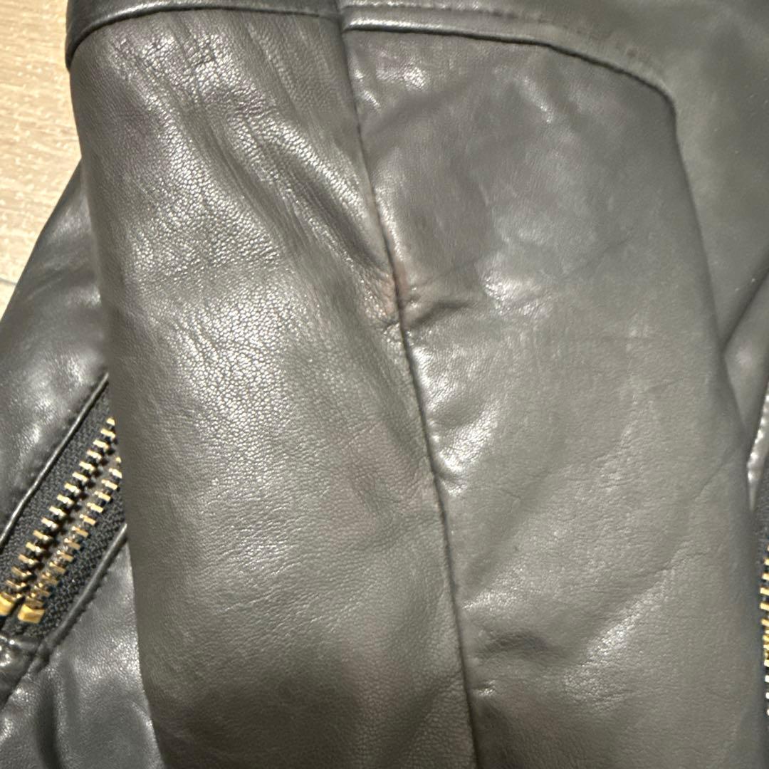 buffalo bobs ラムレザーダウンジャケット　black 2