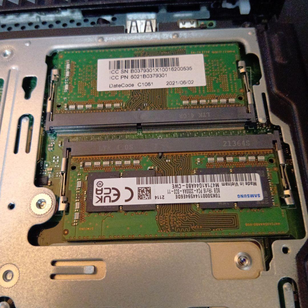 M70q i5-10世代 16G SSD512G+1TB Wi-Fi6