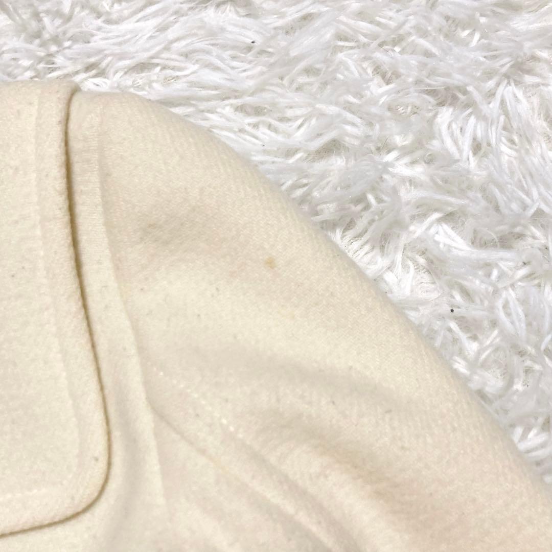 希少 バーバリーブルーレーベル ダッフルコート ノバチェック アイボリー 38