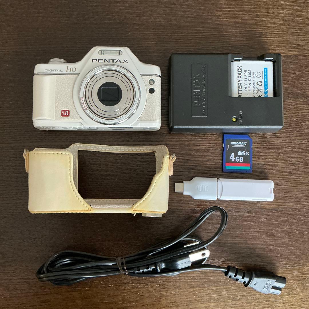 セール　PENTAX デジタルカメラ I-10 、ジャケット、スマホ転送セット