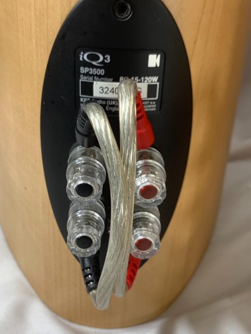 KEF iQ3 SP3500 メープル ブックシェルフスピーカ 美品