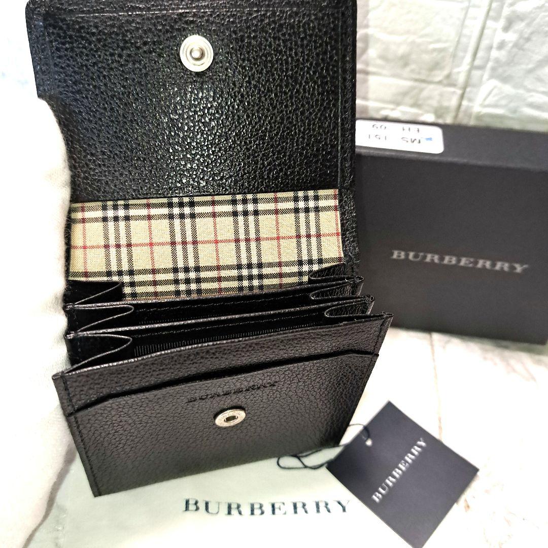 ✨️新品未使用✨️BURBERRYバーバリー　黒　ケース　専用箱&袋付き
