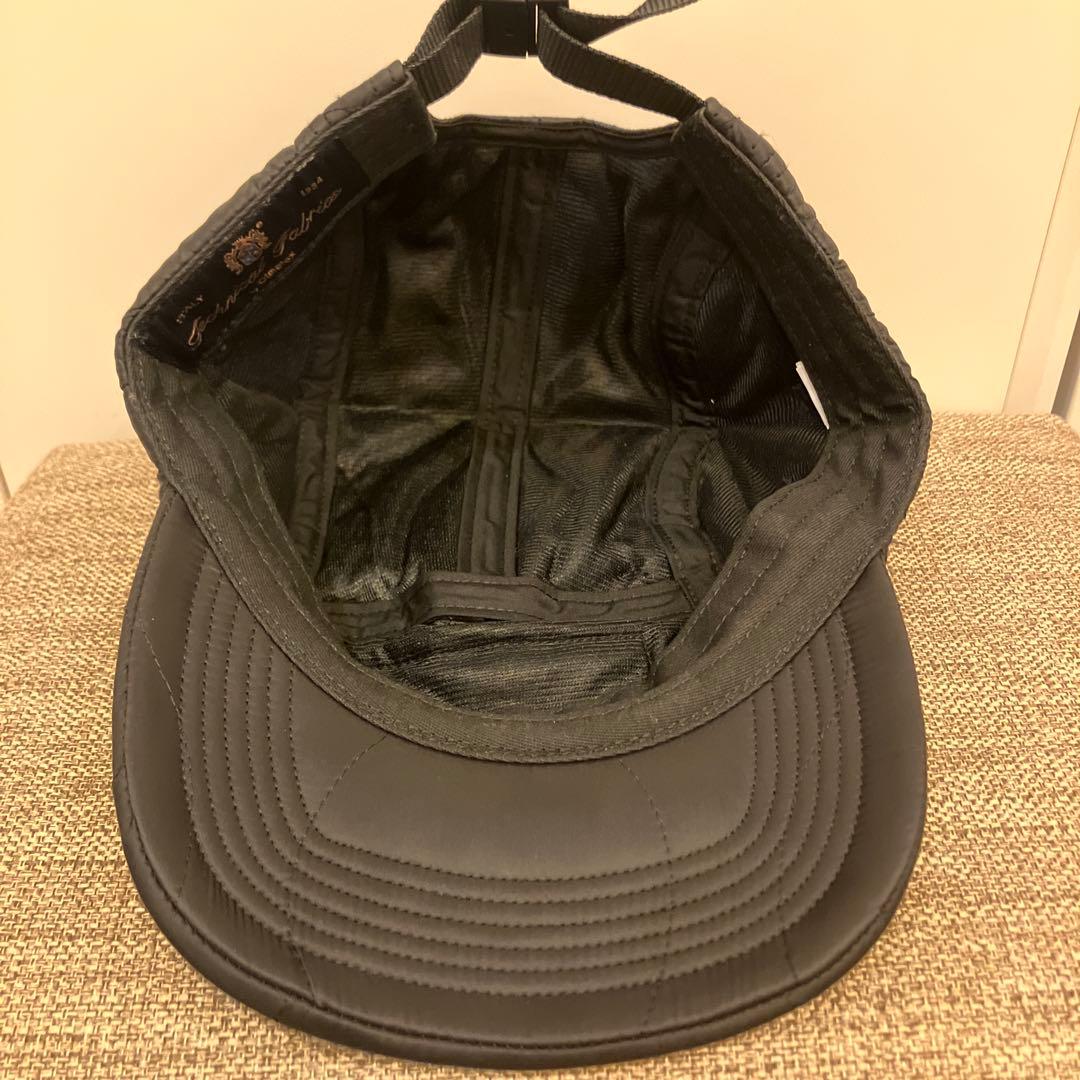 Supreme ブラックナイロン　キャップ黒